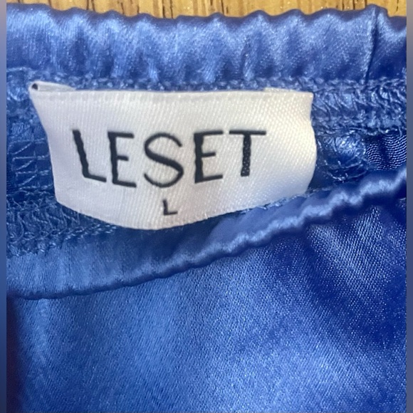 Leset Barb Satin Midi Skirt - Picture 4 of 7